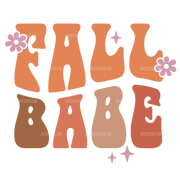 Fall Babe DTF Transfer