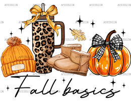 Fall Basics Black DTF Transfer