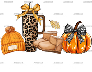 Fall Basics White DTF Transfer