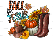 Fall For Jesus DTF Transfer