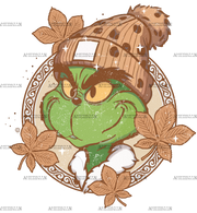 Fall Grinch DTF Transfer