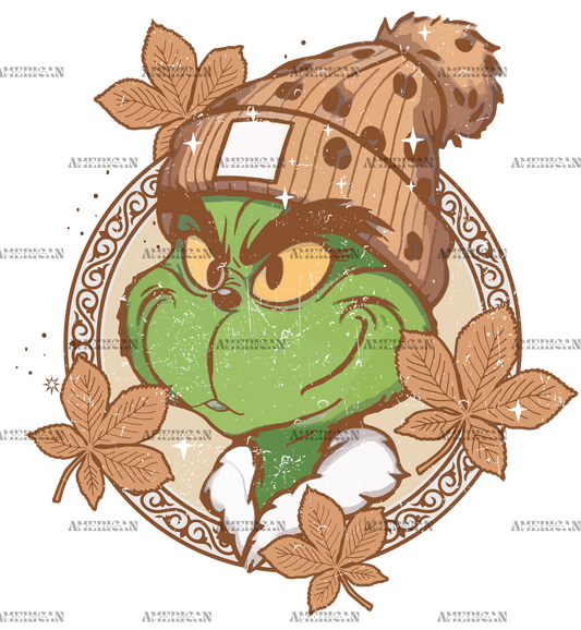 Fall Grinch DTF Transfer