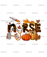 Fall Nurse DTF Transfer