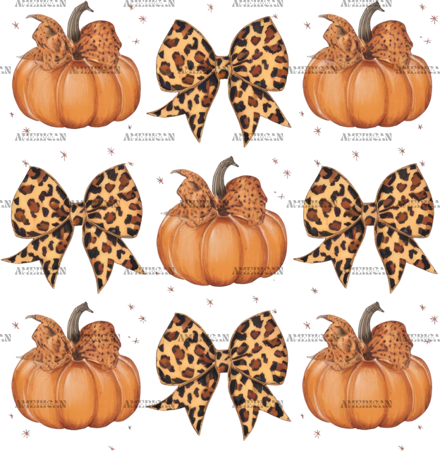 Fall Pumpkin Coquette DTF Transfer