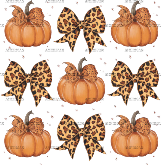 Fall Pumpkin Coquette DTF Transfer