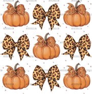 Fall Pumpkin Coquette DTF Transfer