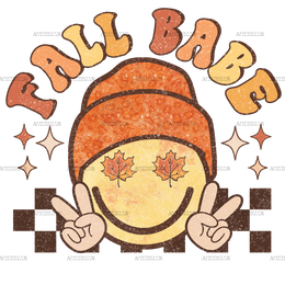 Fall Vibes-4 Dotted DTF Transfer