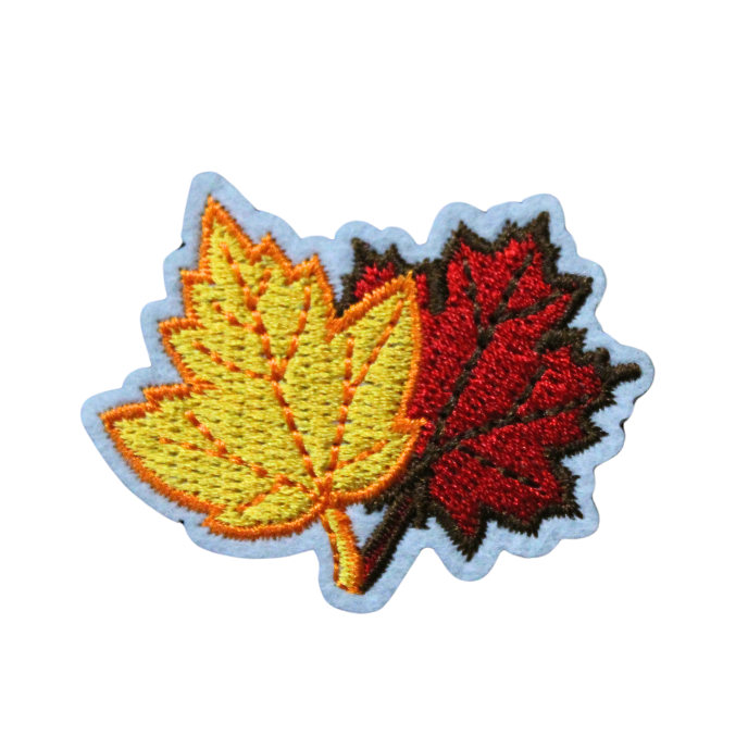 Fall Leaves Patch (Small/Embroidery)