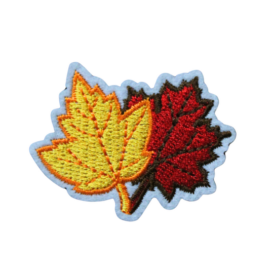 Fall Leaves Patch (Small/Embroidery)