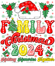 Family Christmas 2024 DTF Transfer