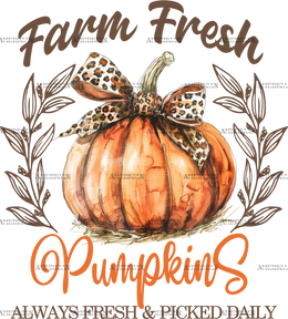 Farm Fresh Pumpkins-2 DTF Transfer