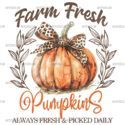 Farm Fresh Pumpkins-3 DTF Transfer
