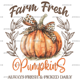 Farm Fresh Pumpkins-3 DTF Transfer
