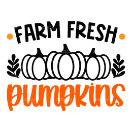 Farm Fresh Pumpkins DTF Transfer