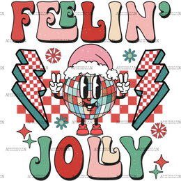Feelin Jolly-1 DTF Transfer