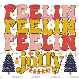 Feelin Jolly-10 DTF Transfer