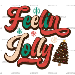 Feelin Jolly-2 DTF Transfer