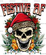 Festive AF-1 DTF Transfer