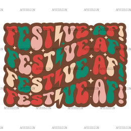 Festive AF-4 DTF Transfer