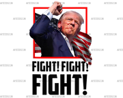 Fight Trump-2 DTF Transfer