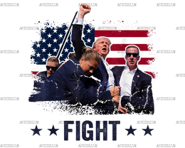 Fight Trump-3 DTF Transfer