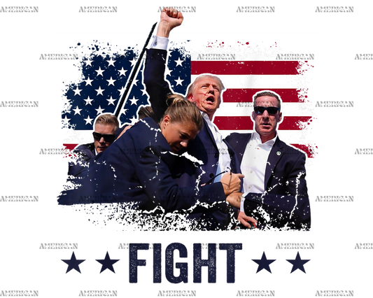 Fight Trump-3 DTF Transfer