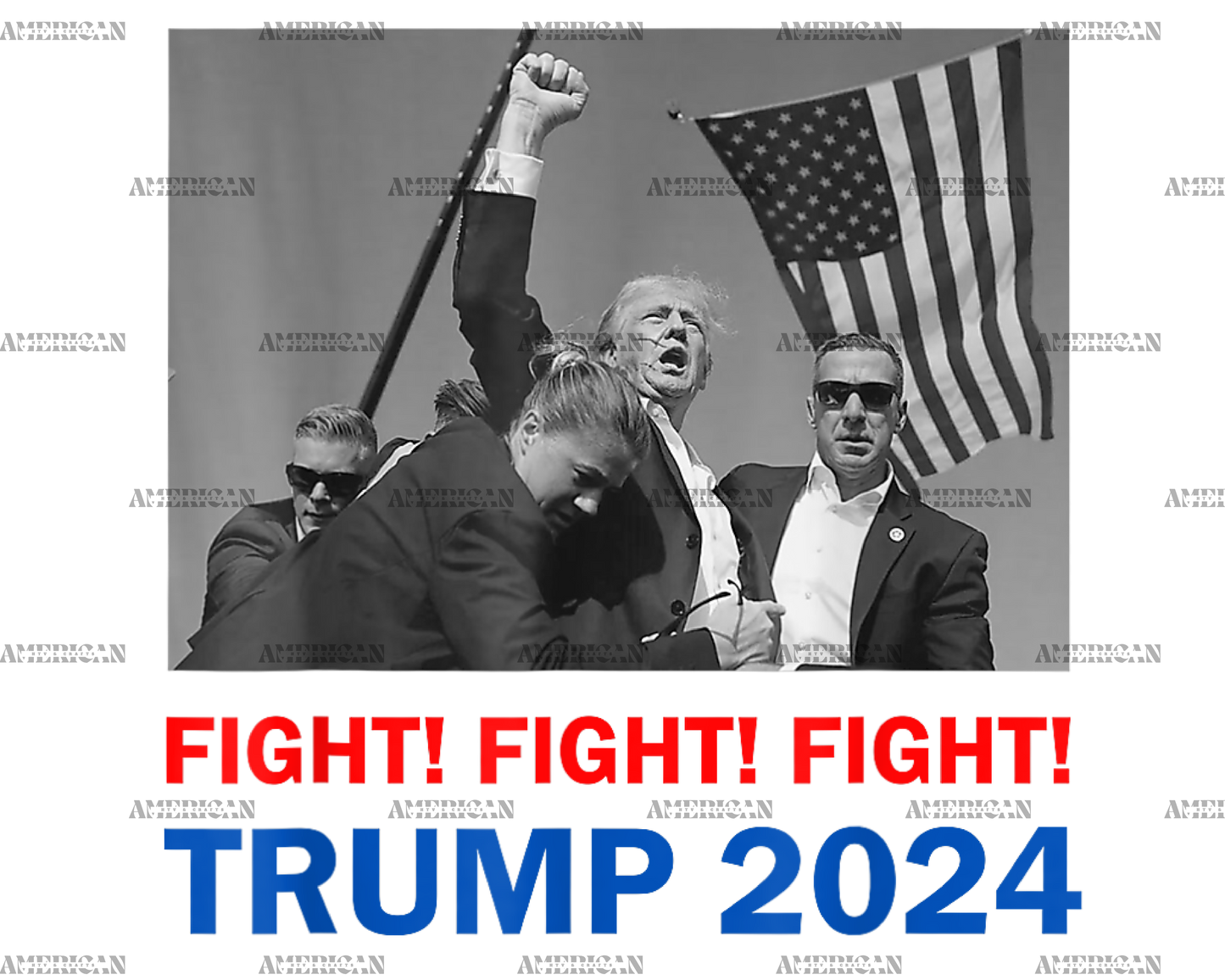 Fight Trump 2024-2 DTF Transfer