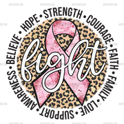 Fight Breast Cancer DTF Transfer