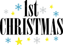 First Chirstmas DTF Transfer