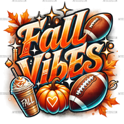 Football Fall Vibes-1 DTF Transfer