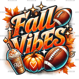 Football Fall Vibes-1 DTF Transfer