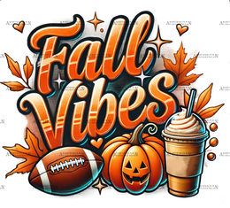 Football Fall Vibes-2 DTF Transfer