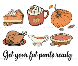 Get Your Fat Pants Ready-3 DTF Transfer