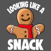 Gingerbread Looking Like A Snack-2 DTF Transfer