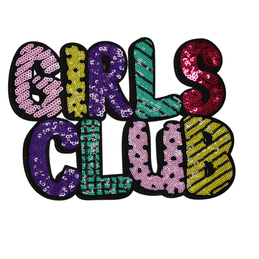 Girls Club Patch (Large/Sequin)