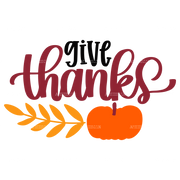 Give Thanks-2 DTF Transfer