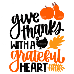 Give Thanks With A Grateful Heart DTF Transfer