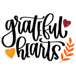 Grateful Hearts DTF Transfer