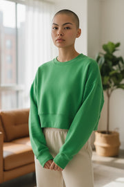 Women’s Crop Top Sweatshirts By American & Co
