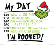 Grinch Day Black DTF Transfer