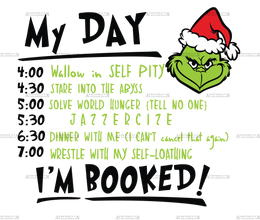 Grinch Day Black DTF Transfer