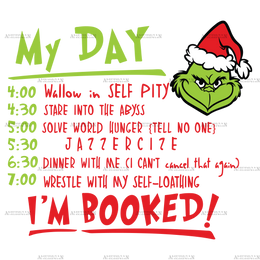 Grinch Day Green DTF Transfer