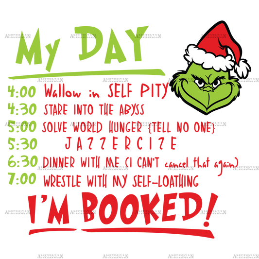 Grinch Day Green DTF Transfer