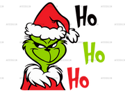 Grinch HoHoHo-3 DTF Transfer