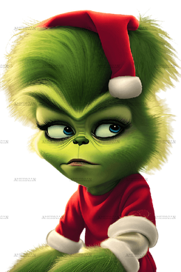 Grinch Is Watching You DTF Transfer