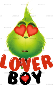 Grinch Lover Boy DTF Transfer