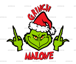 Grinch Malone DTF Transfer