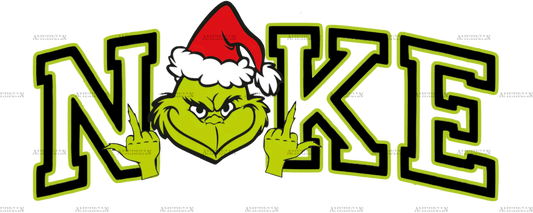 Grinch Nike Flickingoff DTF Transfer
