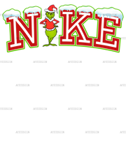 Grinch Snow Nike DTF Transfer