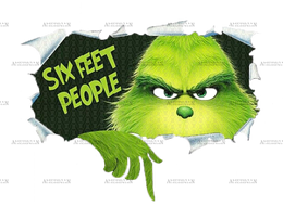 Grinch Six Feet People DTF Transfer